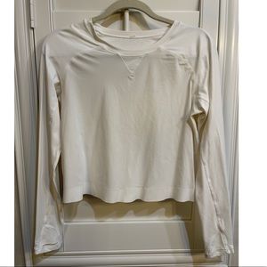 lululemon athletica White Long Sleeve Top
